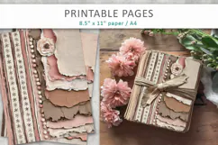 junk journal backgrounds, scrapbook paper Product Image 3