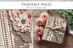 torn paper texture, scrapbook paper Product Image 3