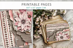 torn paper texture, scrapbook paper Product Image 5