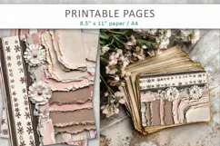 journal pages, mixed media paper Product Image 5
