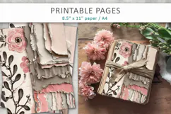 journal pages, aged paper background Product Image 3