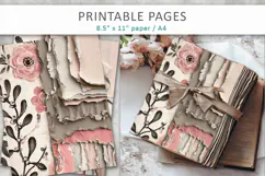 journal pages, aged paper background Product Image 4