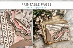 journal pages, grunge paper background Product Image 1