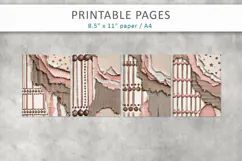 grunge paper background, scrapbook paper Product Image 2