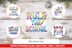 Old School Cool Wind Spinner Product Image 1