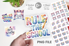 Old School Cool Sticker Product Image 1