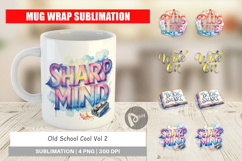 Old School Cool Mug Wrap Product Image 1