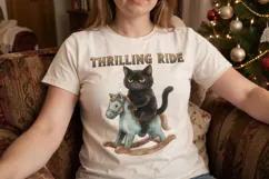 Old-School Toyshop Cat Antics Sublimation Product Image 3