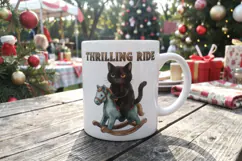 Old-School Toyshop Cat Antics Sublimation Product Image 13