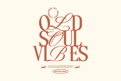 Old Soul Vibes Minimal Typography Quotes for T shir Product Image 1