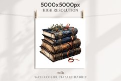 Old Vintage Books Stack Watercolor Clipart PNG Victorian Art Transparent Print for invitation t-shirt designs sublimation kids printable digital junk journaling watercolor old Vintage Books Stack png clipart jpeg sublimation clip art, nursery wall art