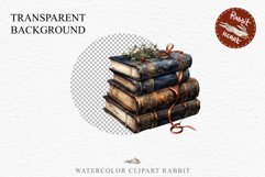 Old Vintage Books Stack Watercolor Clipart PNG Victorian Art Transparent Print for invitation t-shirt designs sublimation kids printable digital junk journaling watercolor old Vintage Books Stack png clipart jpeg sublimation clip art, nursery wall art