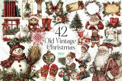 Old Vintage Christmas Sublimation Product Image 1
