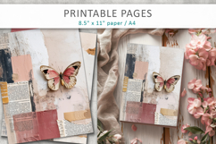 vintage paper texture, scrapbook elements Product Image 5