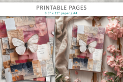 butterfly junk journal, mixed media collage Product Image 5