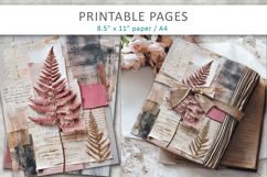 botanical collage junk journal, mixed media collage Product Image 5