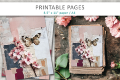 vintage paper junk journal, romantic design Product Image 3