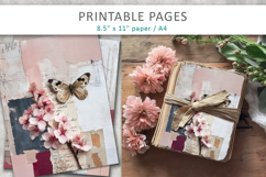 vintage paper junk journal, romantic design Product Image 4