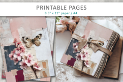 vintage paper junk journal, romantic design Product Image 1