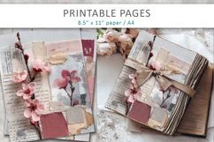 vintage floral junk journal, vintage aesthetic Product Image 4