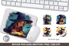 Mouse Pad Halloween Witch Spell Product Image 1