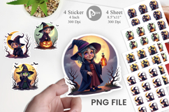 Halloween Witch Spell Sticker Product Image 1