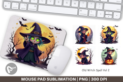 Mouse Pad Halloween Witch Spell Product Image 1