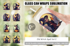 Glass Can Halloween Witch Spell Product Image 1