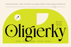 Oligierky - Modern Editorial Serif Product Image 1