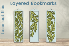 3d Olive shadow box svg, Bookmarks layered, Laser cut Product Image 3