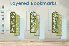 3d Olive shadow box svg, Bookmarks layered, Laser cut Product Image 4