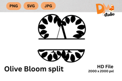 Olive Bloom Split Product Image 1