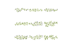 olive border divider set cartoon Product Image 1