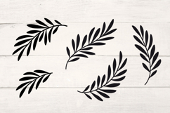 Olive branches with leaves. Svg, Vector cut files, Png. Product Image 3