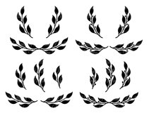 Olive branches, decorative border, wreath and divider Product Image 2