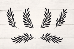 Olive branches Svg. Border, divider Svg, Vector frame. Png. Product Image 3