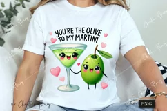 Olive To My Martini Funny Valentine Png Product Image 3