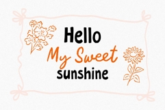 Olivia Jenisen Hand Drawn Font Duo Product Image 4