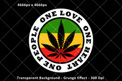 Rasta Colors Cannabis Weed Png Graphics Product Image 4