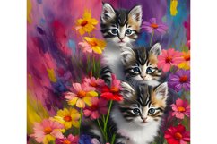 20 Oz Skinny Tumbler Watercolor Cute Kitten Wrap Product Image 5