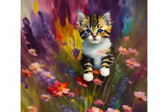 20 Oz Skinny Tumbler Watercolor Cute Kitten Wrap Product Image 7