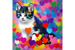 20 Oz Skinny Tumbler Cute Kitten Oil Painting Wrap Product Image 7