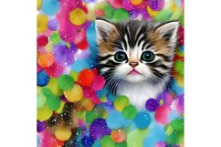 20 Oz Skinny Tumbler Cute Kitten Oil Painting Wrap Product Image 6