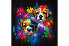 20 Oz Skinny Neon Colors Cute Dog Tumbler Sublimation. Product Image 7