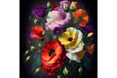 20 Oz Skinny Tumbler, Oil Painted Floral Tumbler Wrap Product Image 5