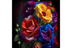 20 Oz Skinny Tumbler, Oil Painted Floral Tumbler Wrap Product Image 6