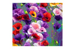 20 Oz Skinny Tumbler, Oil Painted Floral Tumbler Wrap Product Image 6