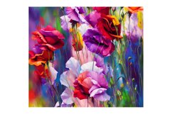 20 Oz Skinny Tumbler, Oil Painted Floral Tumbler Wrap Product Image 7