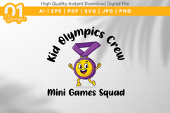 Kids Sports Crew Mini Games Squad SVG Product Image 1