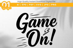 Game On Kids Sports SVG Design Product Image 1